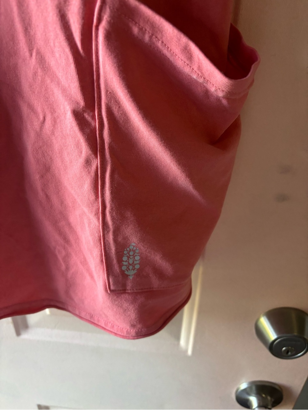 FP Movement by Free People Coral Pink V-Neck Romper - Picture 3 of 4